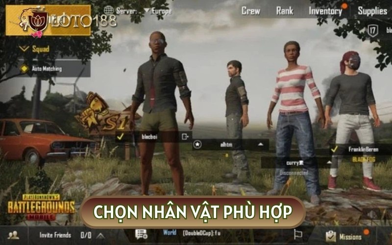 Sau khi đã tiến hành đăng nhập, game thủ chỉ cần lựa chọn một nhân vật phù hợp