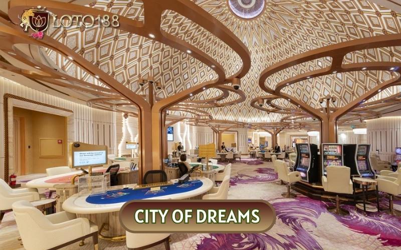 CASINO HỒNG KÔNG City Of Dreams có quy mô rộng lớn lên tới 42.000 m2