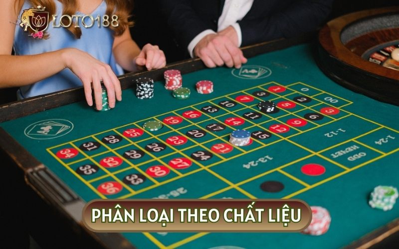 CHIP POKER phân theo chất liệu sẽ được nhóm thành 4 loại